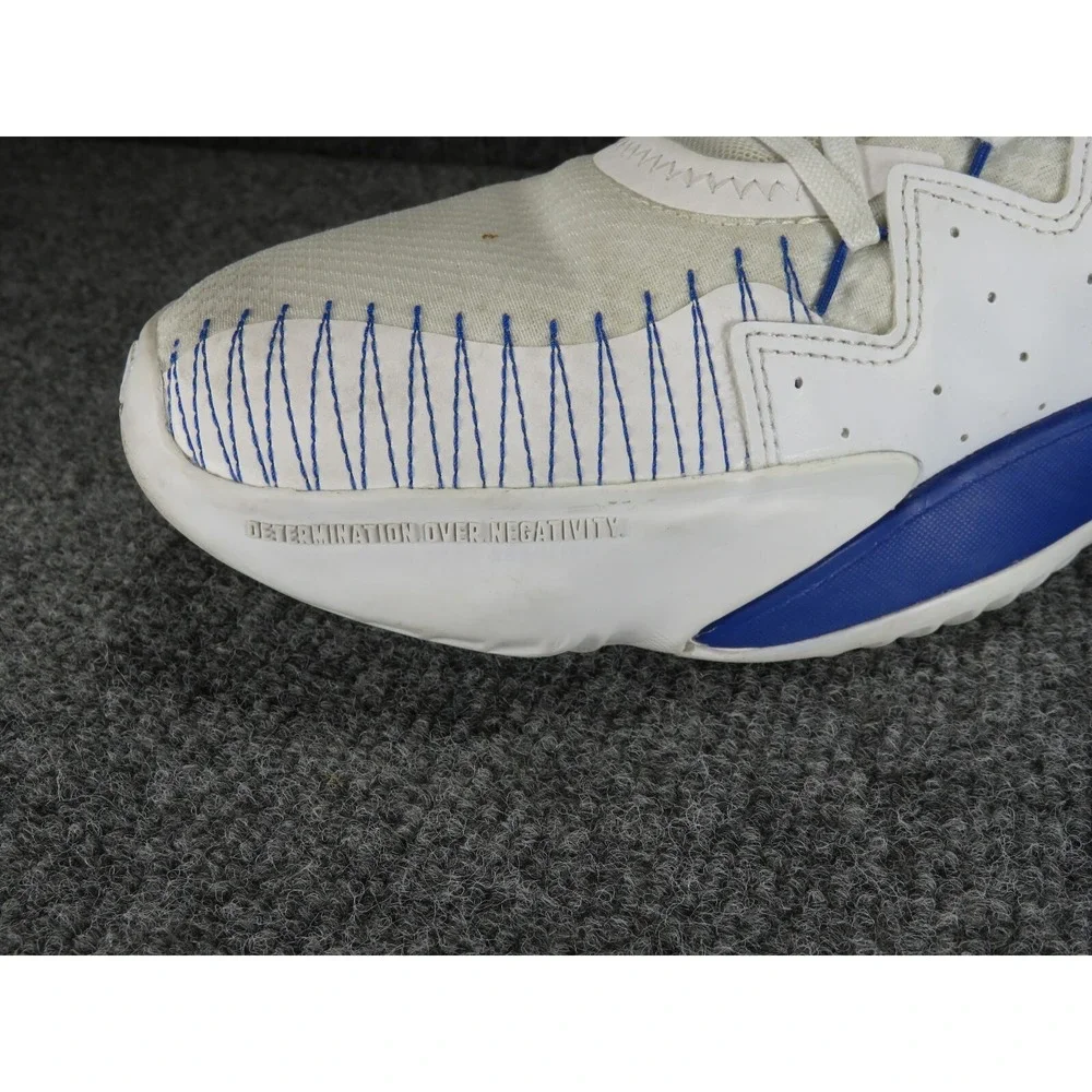 Adidas Men's D.O.N. Issue 2 Donovan Mitchell Shoes Size 14 White Royal Blue